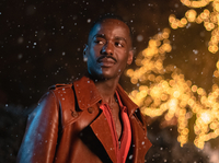 Ncuti Gatwa as the Fifteenth Doctor in<em> Doctor Who. </em>