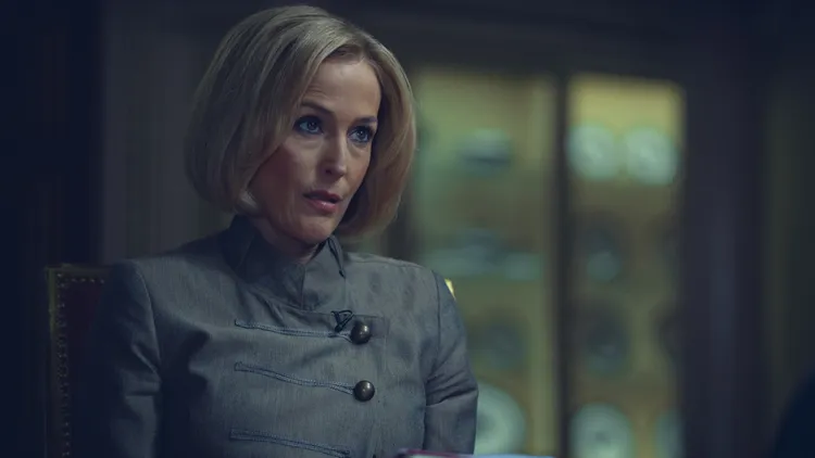 Gillian Anderson talks about playing Margaret Thatcher, Eleanor Roosevelt, and Emily Maitlis, the BBC anchor who did the exclusive 2019 interview with Prince Andrew.