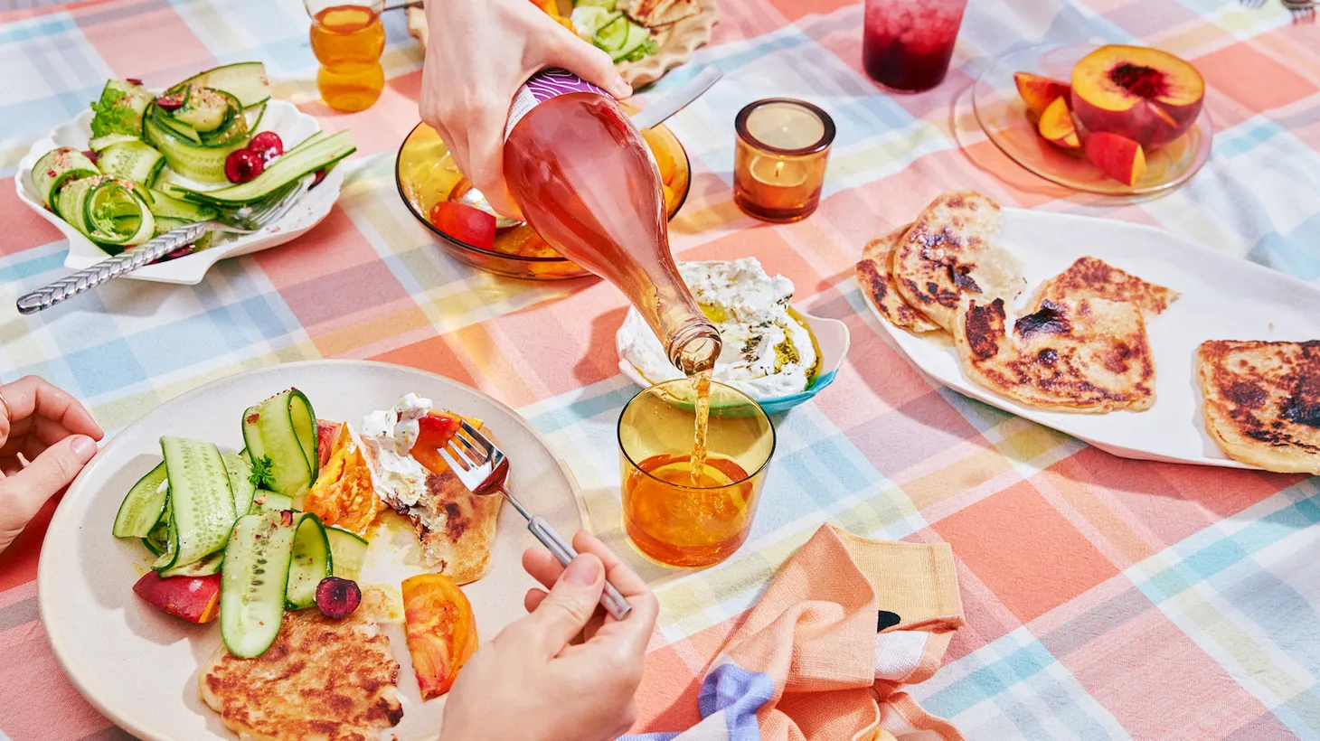 This lunch spread is based on recipes from “Kismet.”